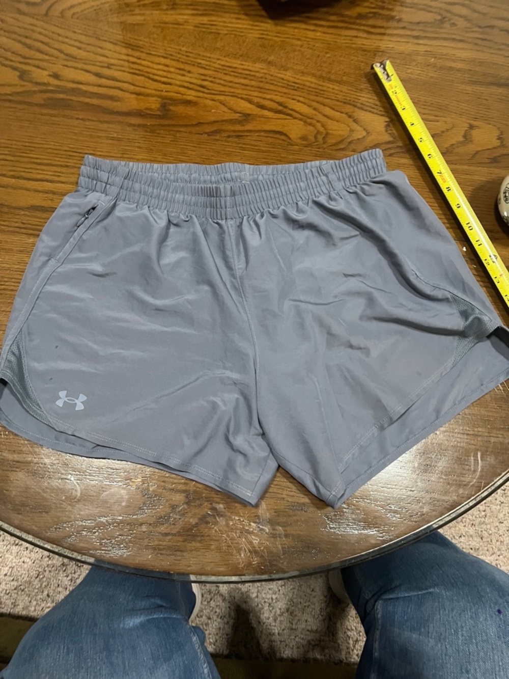 Under Armour Light Gray Women's Running Shorts